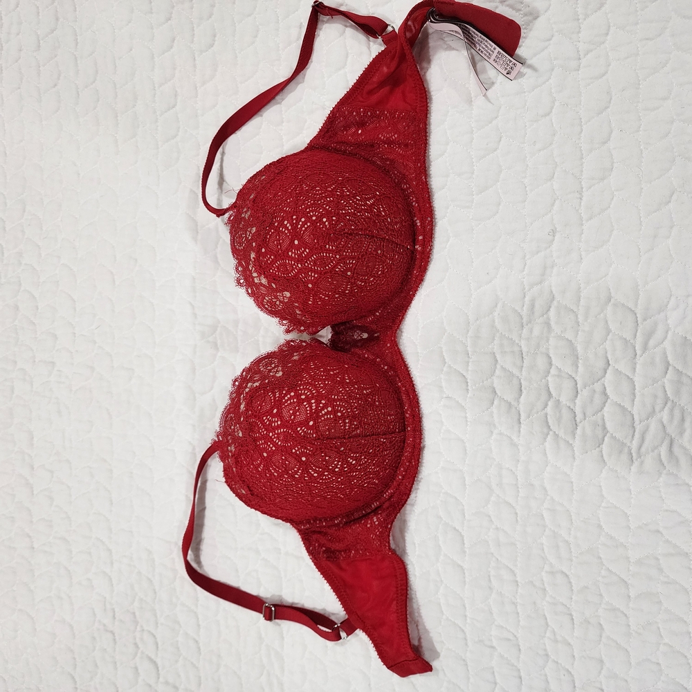 Victoria's Secret Red Push-Up Bra Intimates